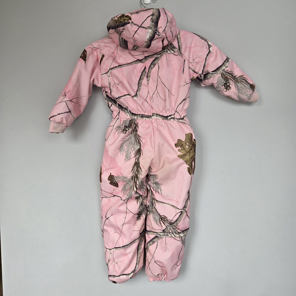 Cabela's Pink Camouflage Snowsuit, 3T - Picture 2 of 4
